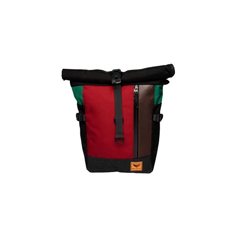 Red Rebane Purist Slim Rolltop In Backpack Shoulder Bag And