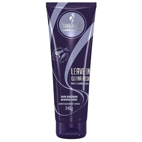 Leave In Quina Rosa G Haskell Leave In Creme Para Pentear Cabelo