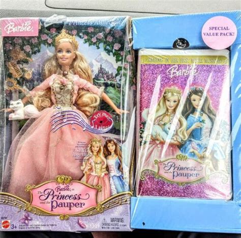 Barbie & The Princess And The Pauper Doll & VHS Video Set RARE ...