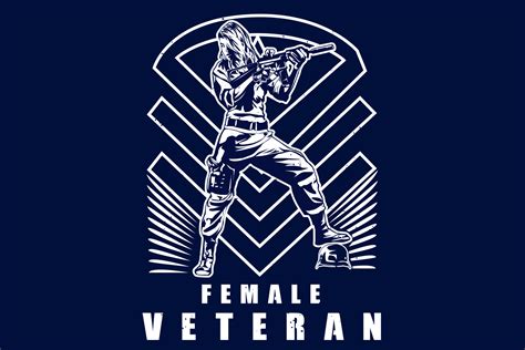 Female veteran silhouette design 3793989 Vector Art at Vecteezy