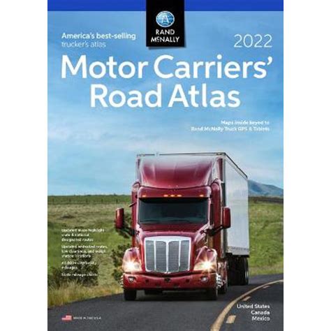 Rand Mcnally Motor Carriers Road Atlas The Map Shop