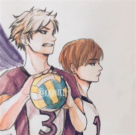 Haikyuu Hq Semi Eita X Shirabu Kenjirou Semishira Nishinoya Yuu