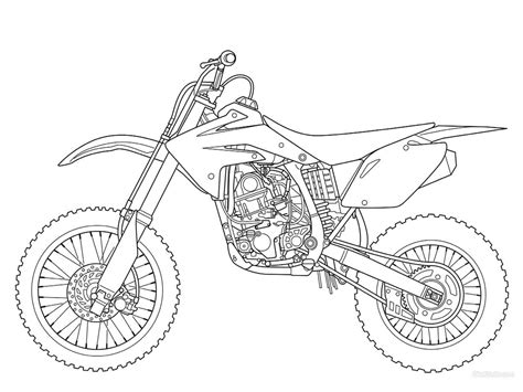 Motocicleta Deportiva Para Colorear Imprimir E Dibujar Coloringonly