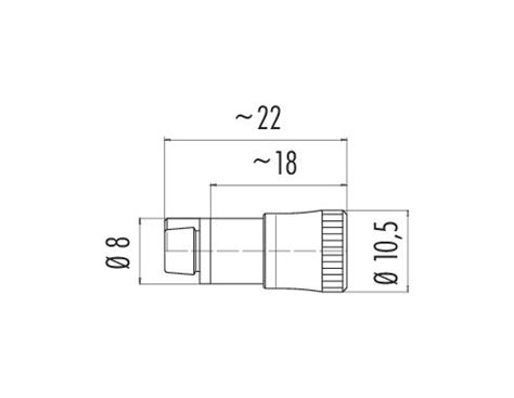 09 9764 70 04 Binder Snap In Female Cable Connector Contacts 4 2 5