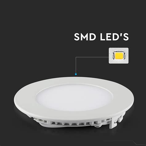 V Tac Vt W Led Premium Panel K Round Sta Group