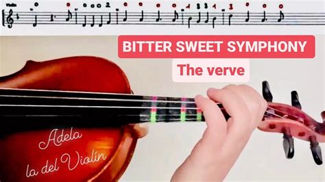 Bitter Sweet Symphony The Verve Partitura ViolÍnaudio Youtube