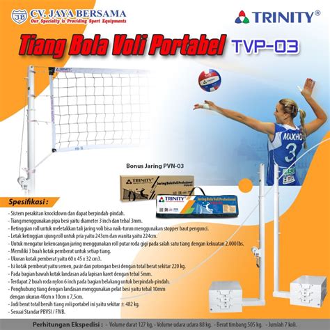 Tiang Voli Portabel TVP 03 CV JAYA BERSAMA