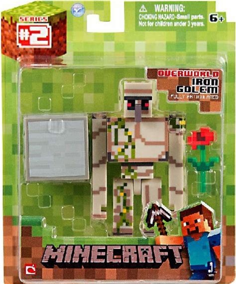 Minecraft Series 2 Iron Golem Action Figure Overworld Jazwares - ToyWiz