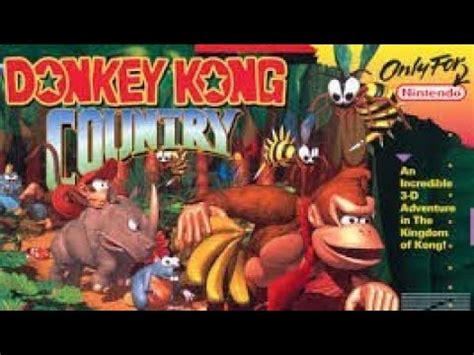 Donkey Kong Country Direto Do Super Nintendo Youtube