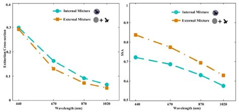 Effects Of Soot Aerosol Mixing State On The Extinction Cross Section