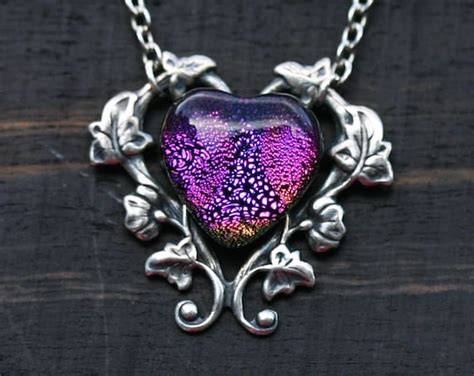 Purple Heart Necklace