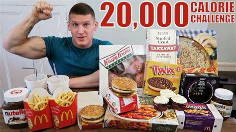 Calorie Challenge Epic Cheat Day Man Vs Food Youtube