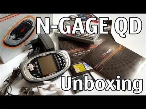 Nokia N Gage QD Silver Edition Unboxing 4K With All Original