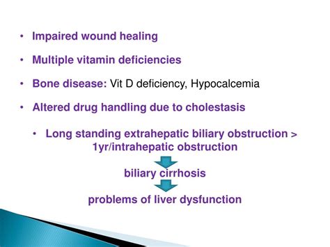 Ppt Anaesthesia For Patients With Cholestatic Liver Disease