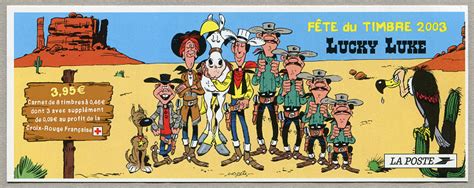 Phil Ouest Timbre De Bande Carnet Lucky Luke F Te Du Timbre