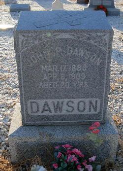 John P Dawson 1889 1909 Find A Grave Memorial