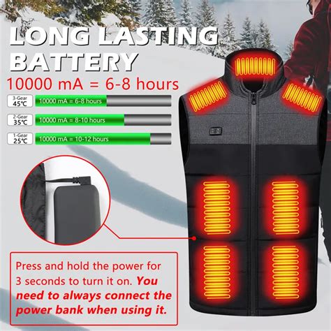 Areas Self Heated Vest Heating Jacket Men Motorcycle Thermal Womens