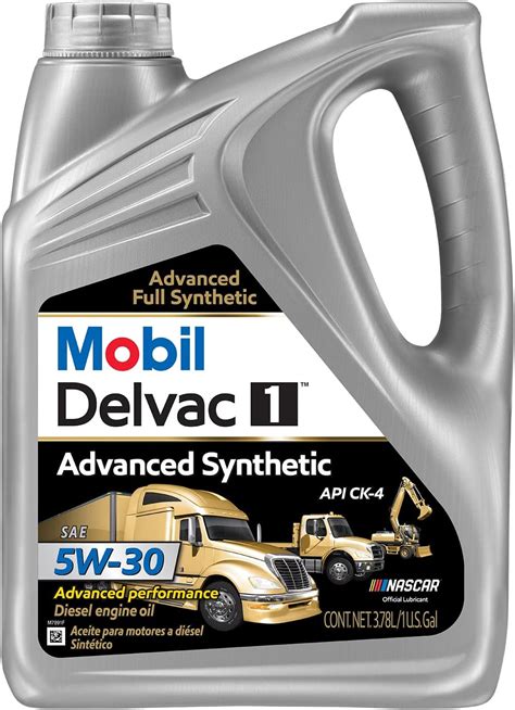 Mobil Delvac 1 Advanced Full Synthetic Diesel Engine Oil 5w 30 1 Gal Automotive