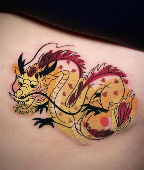 37+ Electrifying Yellow Dragon Tattoo Ideas That Will Shock You!