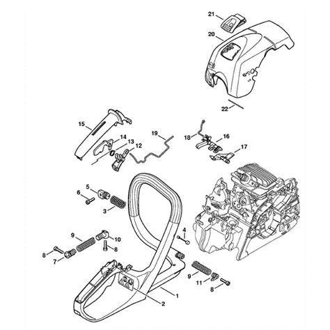 Visualizing The Components Of Stihl With An Illustrated Parts Diagram