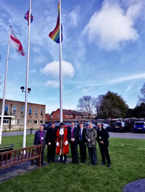 Rainbow Flag Flies Proud At Town Hall To Celebrate Lgbt History Month