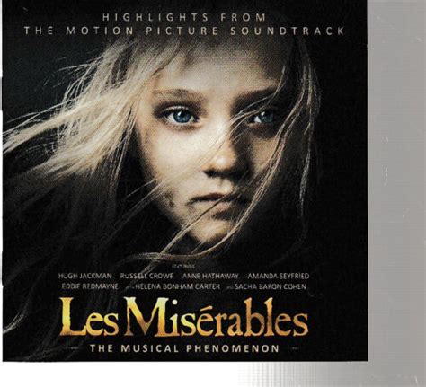 Les Miserables Cd Highlights From The Movie Soundtrack Aob Ebay