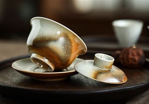 140ml Jingdezhen Kiln Transmutation Glaze Gaiwan Etsy