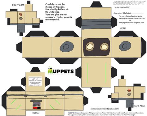 Muppets37: '80s Robot Cubee by TheFlyingDachshund on DeviantArt