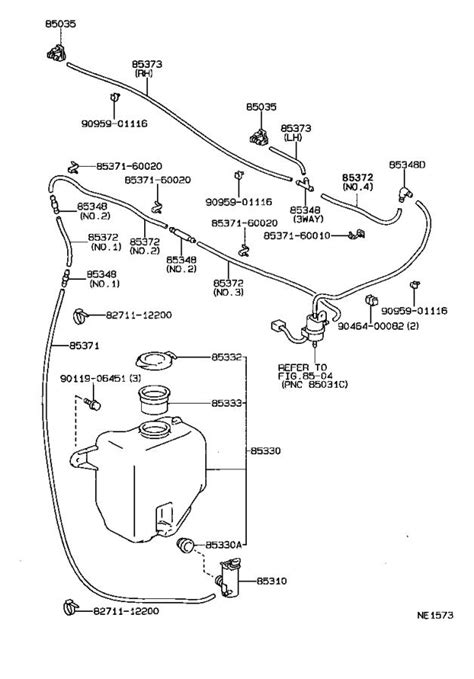 8533060130 Motor And Pump Assembly Windshield Washer Fluid