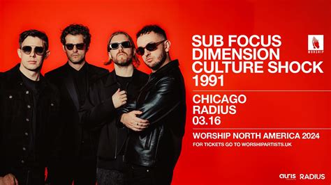 Sub Focus Dimension Culture Shock 1991 At Radius Chicago