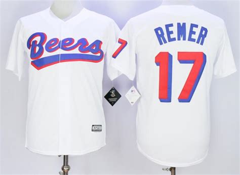 Mens The Baseketball Beers Movie 17 Doug Remer Button Down White