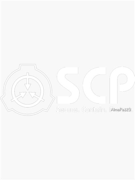 Scp Foundation Logo Sticker For Sale By Almafa123 Redbubble