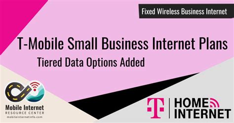 T Mobile Adds Tiered Data Options To Home Internet Business Plans