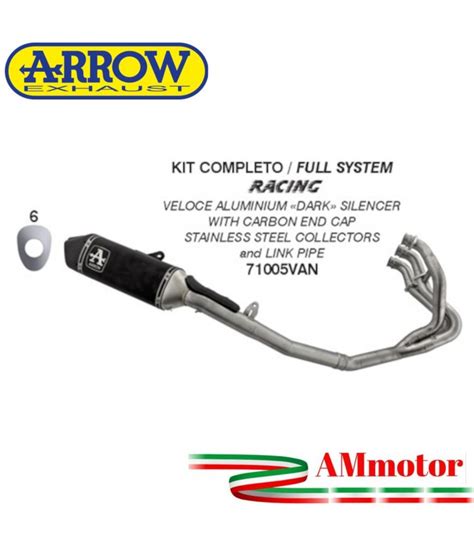 Arrow Triumph Steeet Triple Rs Kit Scarico Completo Moto