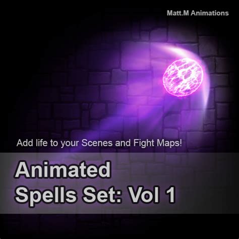 Animated Spells Set Vol 1 Roll20 Marketplace Digital Goods For