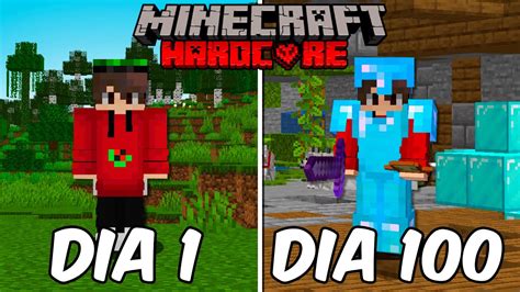 Sobreviví 100 Días en Minecraft Hardcore 1 18 YouTube