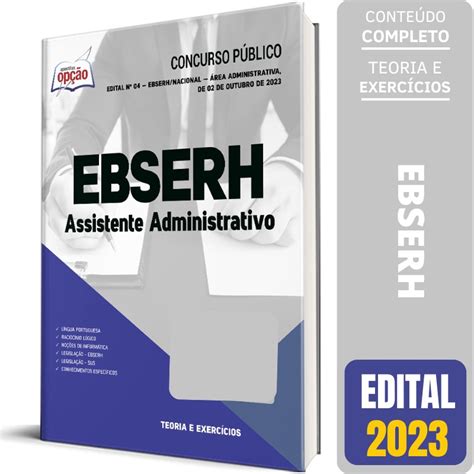 Apostila EBSERH 2023 Assistente Administrativo Shopee Brasil