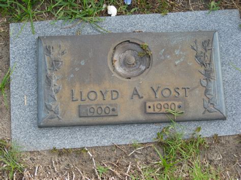 Lloyd Aaron Yost 1900 1990 Find A Grave Memorial