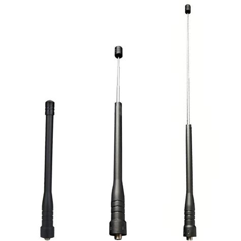 Jk Gain Antenna Uv Double Segment Telescopic Antenna Black Baofeng