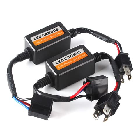 H4 Car LED Headlight Canbus Decoder EMC Error Free Anti Flicker