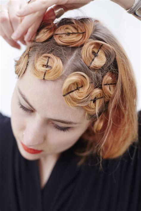 This Pin Curls Hair Tutorial Delivers Bouncy Waves Without A Curling