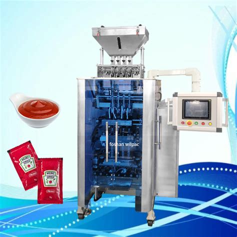 Vertical Multi Row Tomato Ketchup Bag Packing Machine Multi Lanes