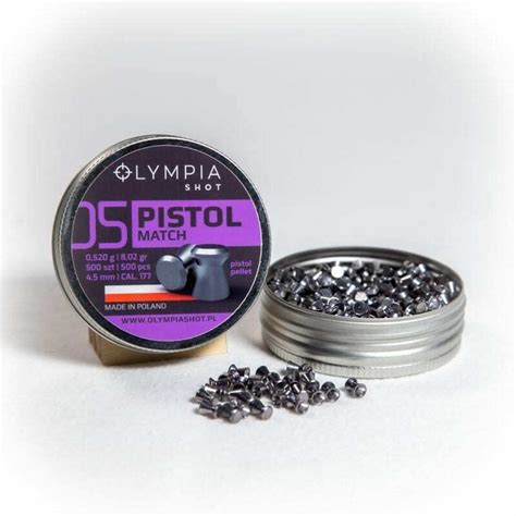 New Olympia Pistol Match Mm Airgun Pellets Lead Ct Free