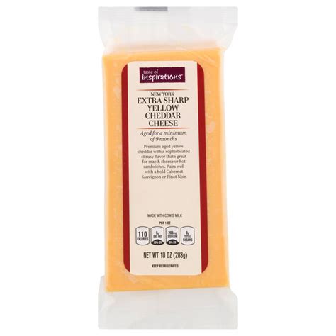 Save On Taste Of Inspirations Age New York Extra Sharp Yellow Cheddar