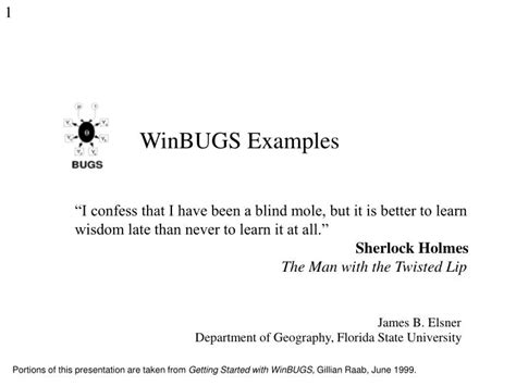 winbugs examples powerpoint    id