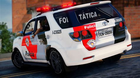 For A T Tica Imp E Respeito Na Quebrada Gta V Pmesp Gta Policial