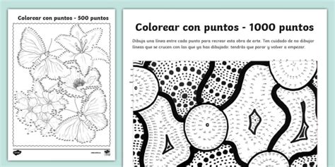 Hojas de colorear Colorear con puntos Desafíos extremos