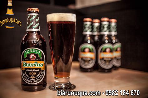 Bia Lào đen Beerlao Dark Lager 6 thùng 24 chai 330ml