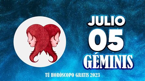 GÉminis ♊ 💰 Esto SerÁ Como 💵 Ganarse La LoterÍa 🤑 Horoscopo De Hoy 5 De Julio 2023🔮 Horoscopo