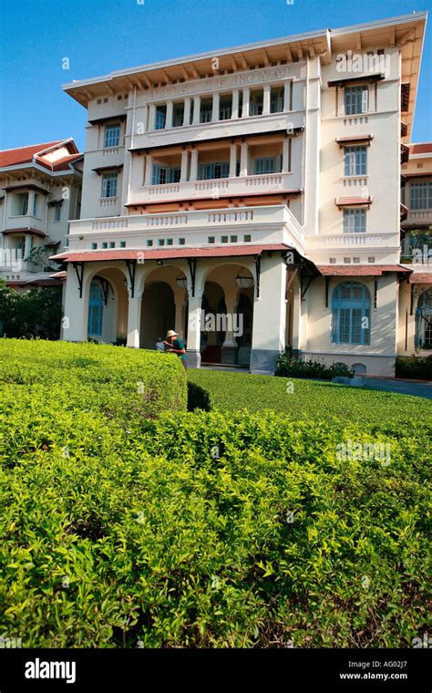 Raffles Hotel Le Royal Phnom Penh Cambodia Stock Photo Alamy